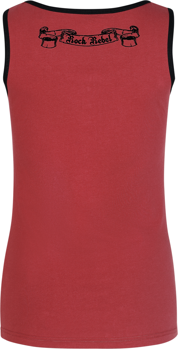 Rock Rebel by EMP Top burgundy - Image 3