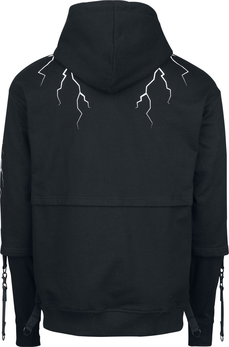 Heartless Heartless Lightning Hoodie Jacket Hoodie Jacket black - Image 3