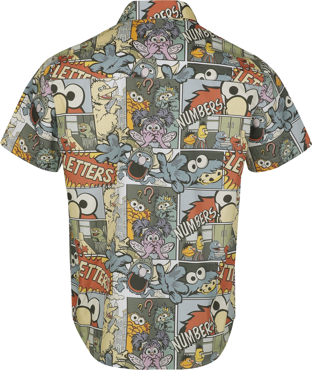 Sesame Street Comic - Allover Short-sleeved Shirt multicolour - Image 3