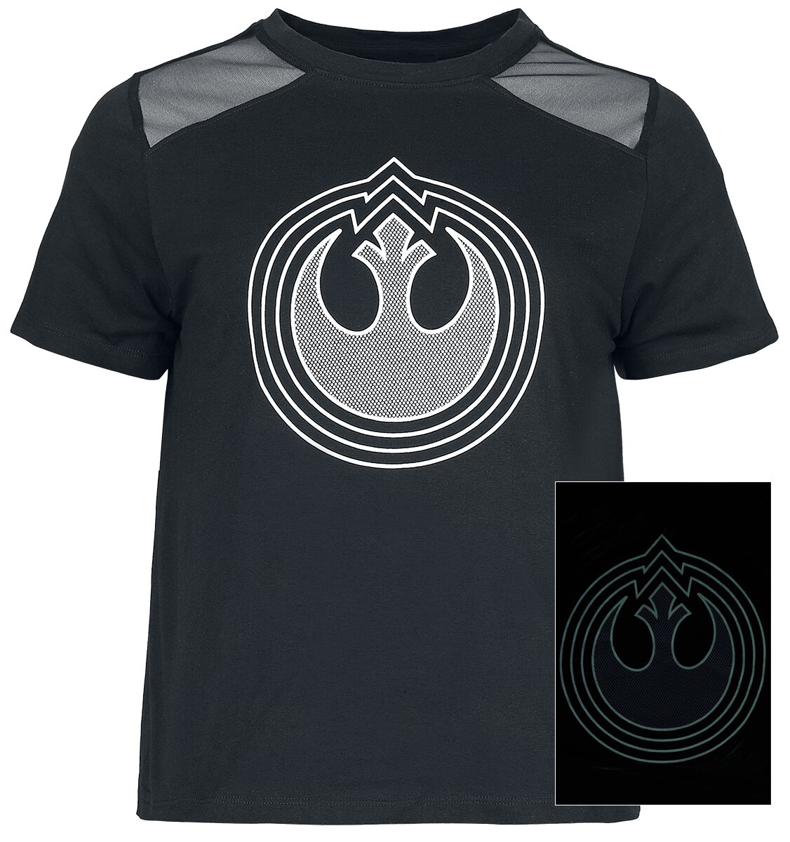 Star Wars Rebel Logo T-Shirt black - Image 2