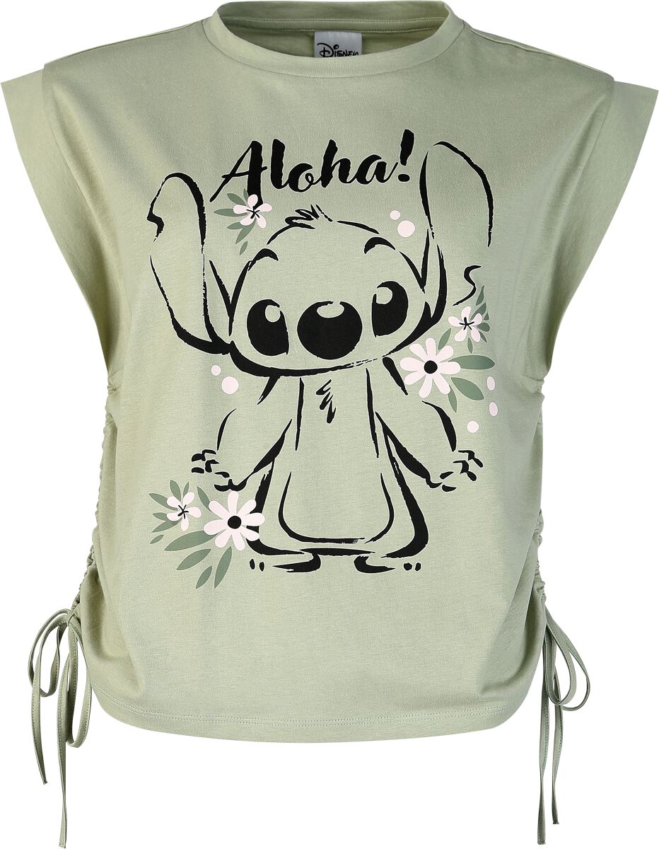 Lilo & Stitch Stitch - Aloha Top olive - Image 2