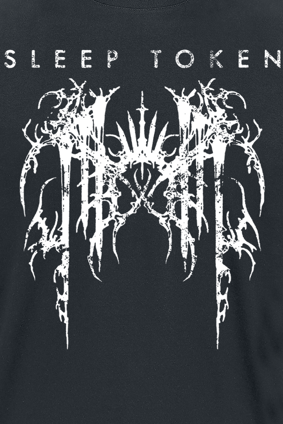 Sleep Token Grunge Logo T-Shirt black - Image 3