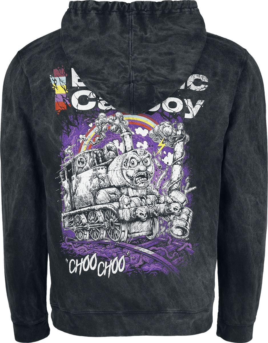 Electric Callboy Choo Choo Hoodie charcoal - Image 3