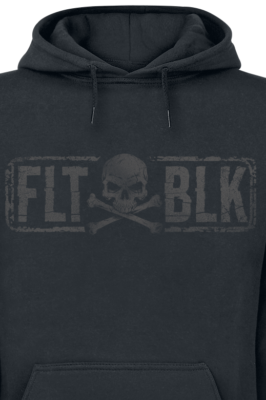 Flat Black Xbones Hoodie black - Image 3