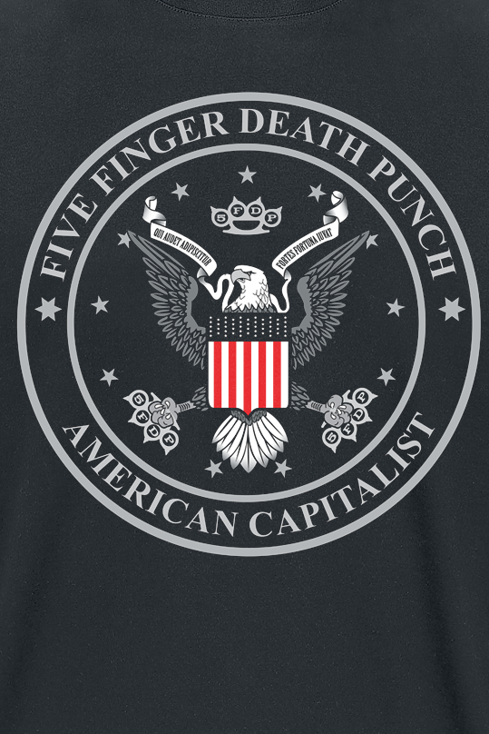 Five Finger Death Punch American Capitalist T-Shirt black - Image 3