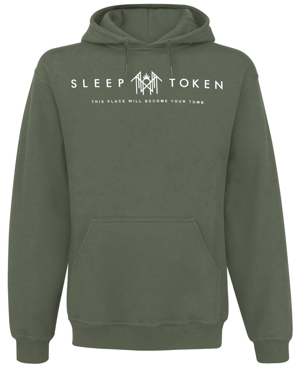Sleep Token Mask Green Hoodie green - Image 2