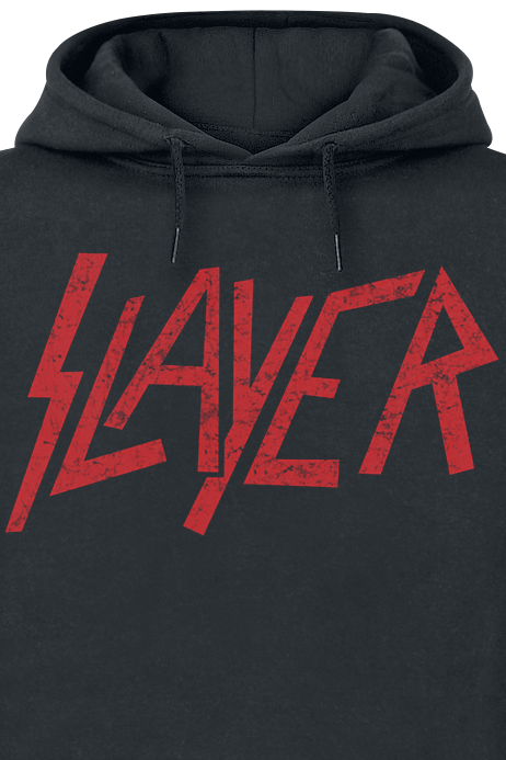 Slayer Classic Logo Distressed Hoodie black - Image 3