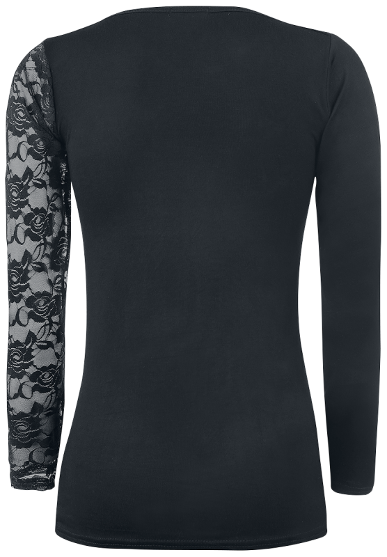 Spiral Celtic Unicorn Long-sleeve Shirt black - Image 3