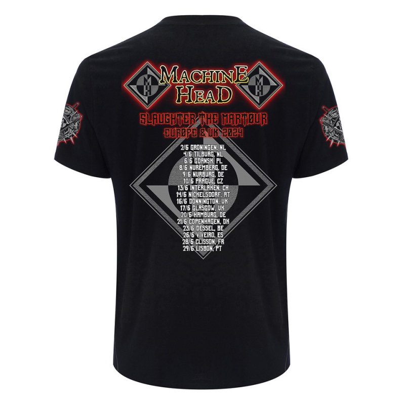 Machine Head Martour 2024 T-Shirt black - Image 3