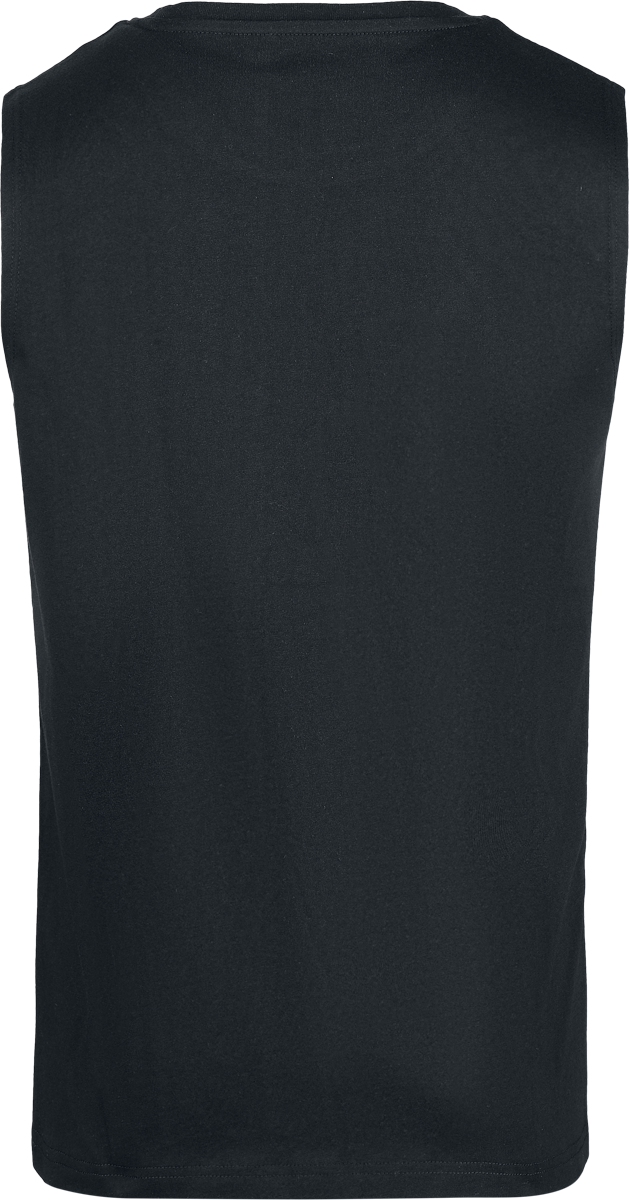 Gothicana by EMP Vest with Skull front print and mesh details Tanktop black - Image 3