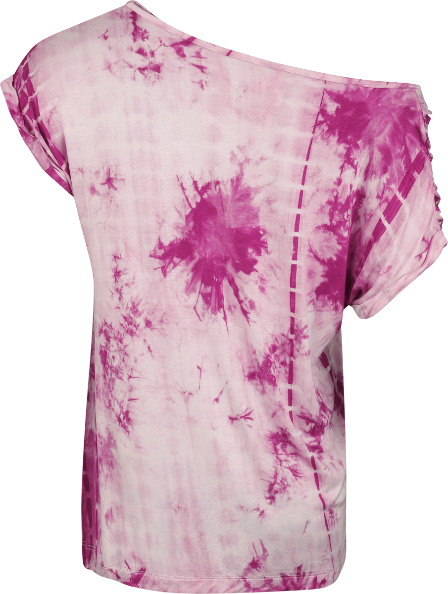 RED by EMP Colorful T-shirt T-Shirt white pink - Image 3