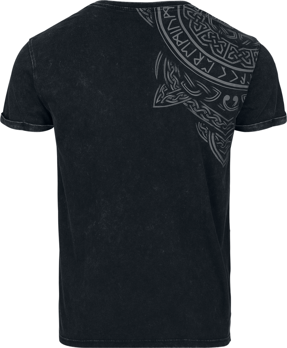 Black Premium by EMP T-shirt with Nordic Runes T-Shirt black - Image 3