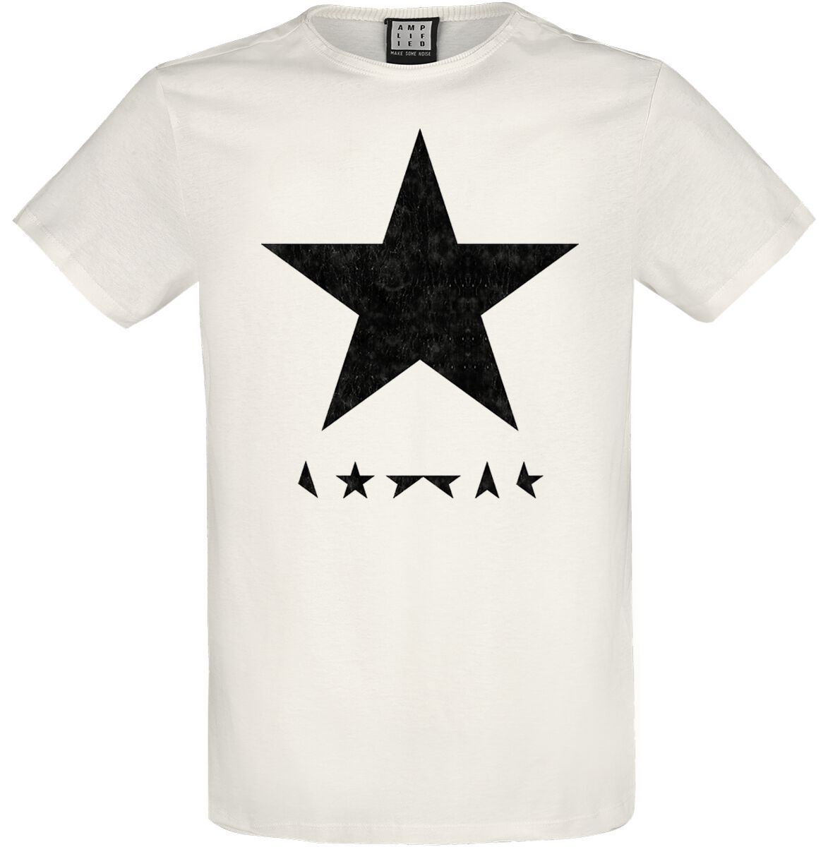 David Bowie Amplified Collection - Black Star T-Shirt off white - Image 2