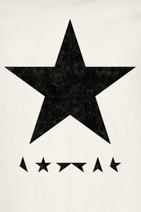 David Bowie Amplified Collection - Black Star T-Shirt off white - Image 3