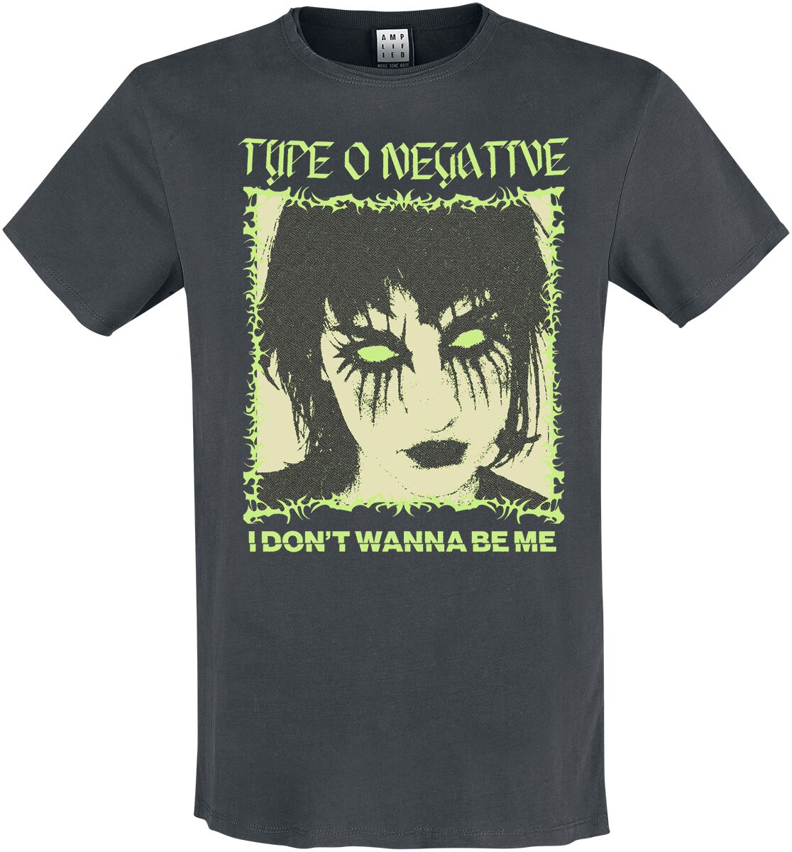 Type O Negative Amplified Collection - I Don't Wanna Be Me T-Shirt charcoal - Image 2
