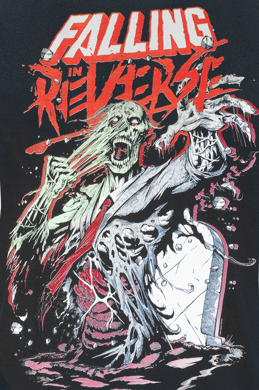Falling In Reverse Grave Zombie T-Shirt black - Image 3