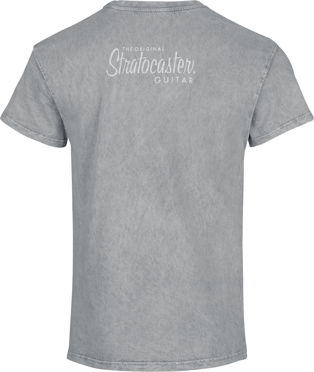 Fender Stratocaster T-Shirt grey - Image 3