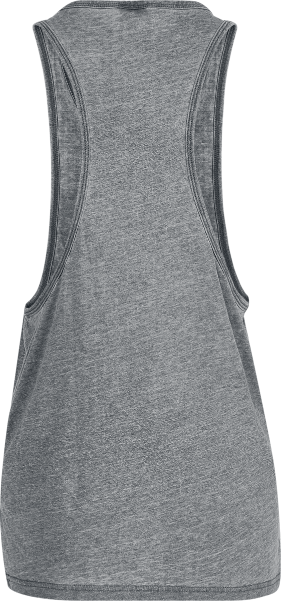 Nirvana Curved Logo Top mottled dark grey - Image 3