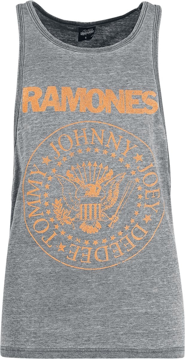Ramones Monocolour Crest Top mottled dark grey - Image 2