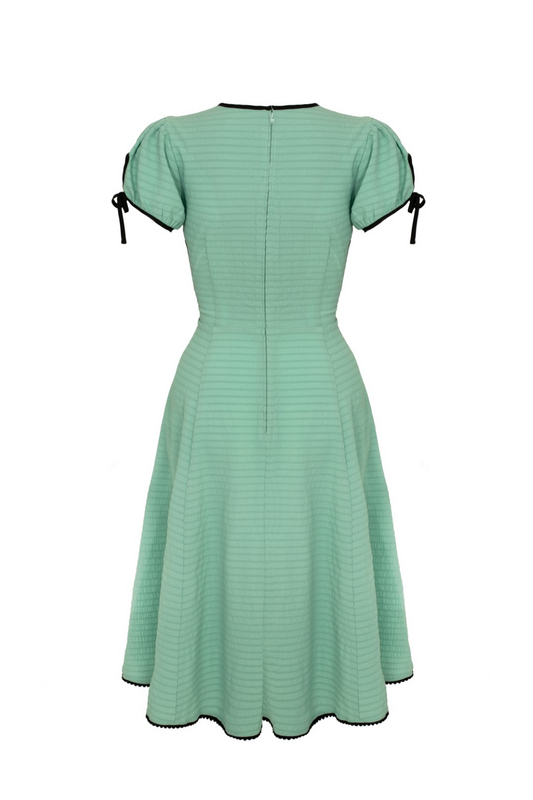 Hell Bunny Casey Dress Midi Dress green black - Image 3
