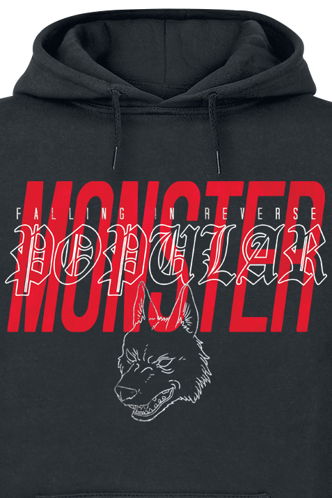 Falling In Reverse Monster Hoodie black - Image 3