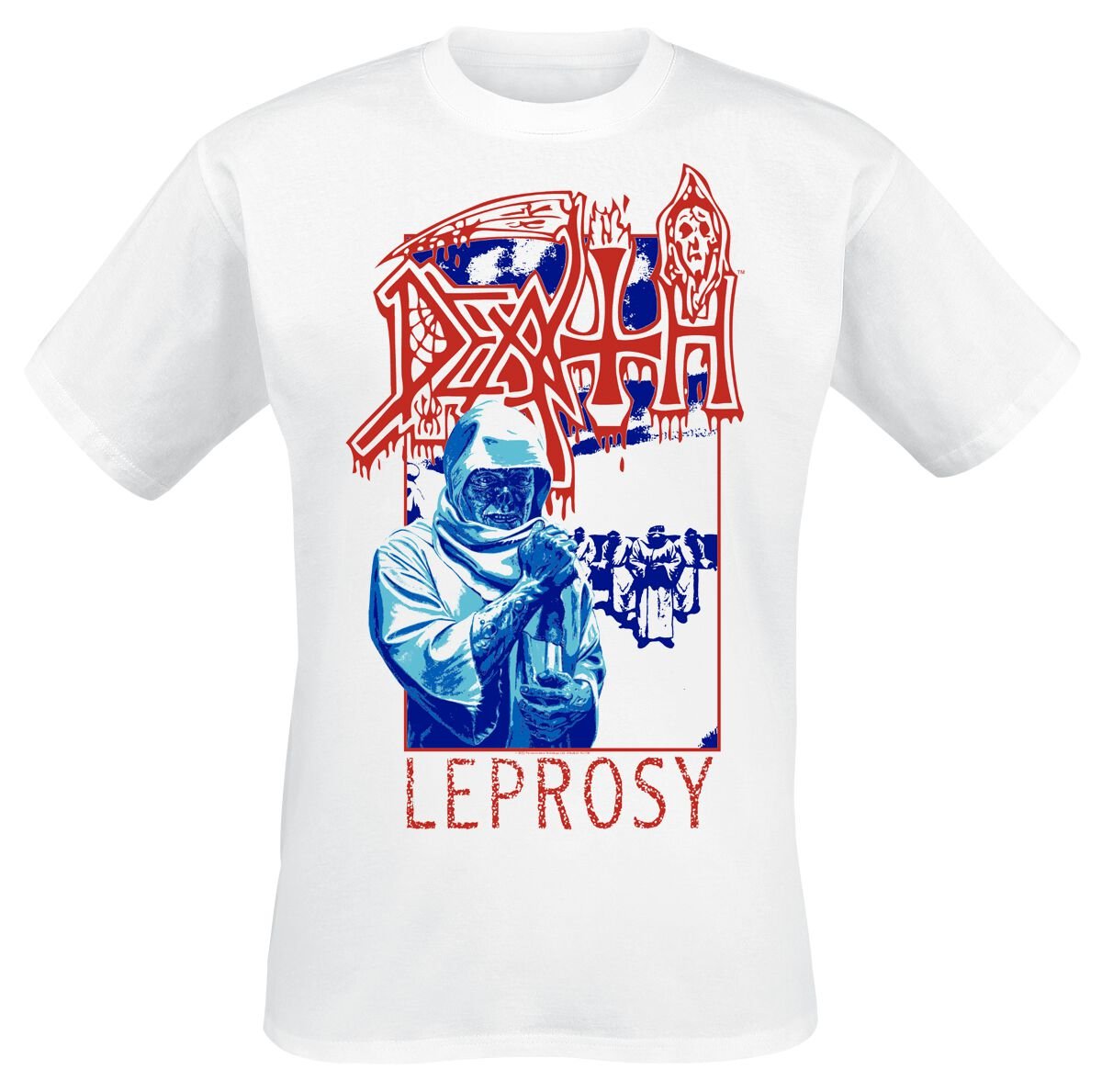 Death Leprosy Posterized T-Shirt white - Image 2