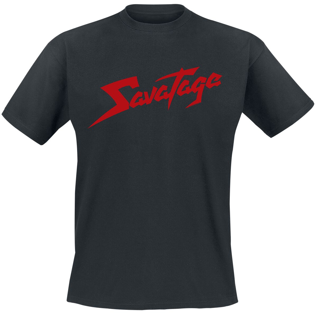 Savatage Red Logo T-Shirt black - Image 2