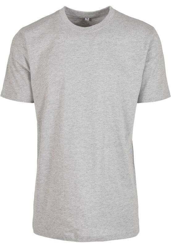 Built Your Brand T-shirt Round Neck T-Shirt mottled grey - Image 2