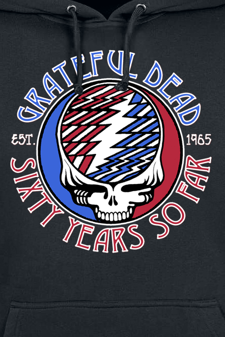 Grateful Dead Stealie 60th Bolts Hoodie black - Image 3
