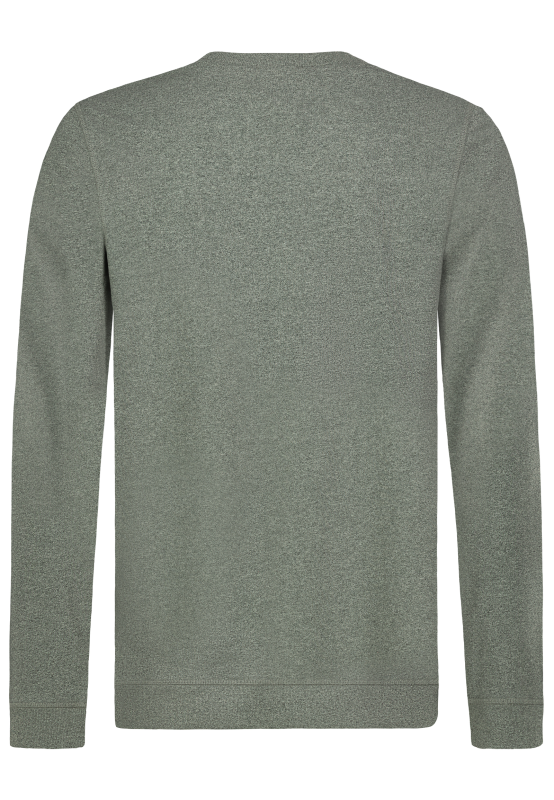 Urban Surface Mens Basic Jumper Sweatshirt green - Image 3