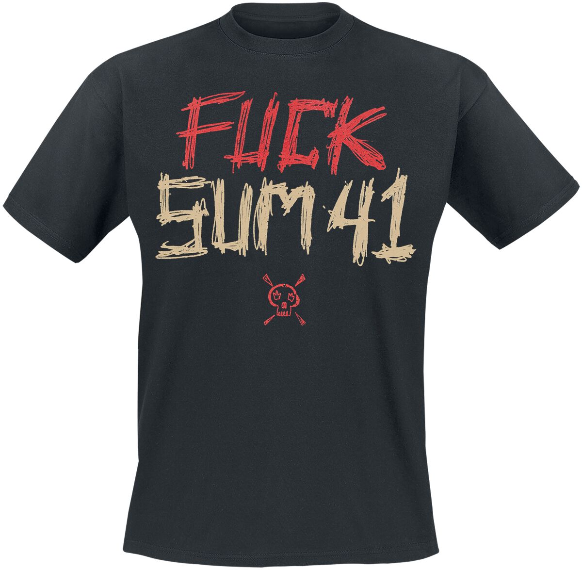 Sum 41 Fuck Sum 41 - Tour Shirt 2024 T-Shirt black - Image 2