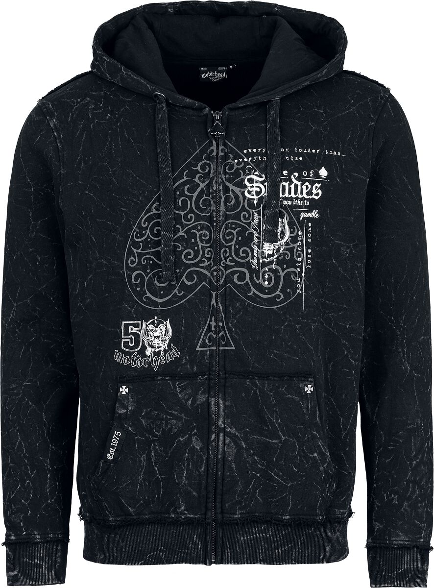 Motörhead EMP Signature Collection Hoodie Jacket dark grey - Image 2