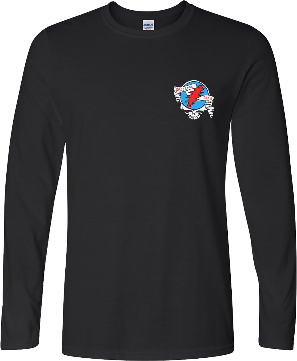 Grateful Dead Stealie 60 Years So Far Long-sleeve Shirt black - Image 2