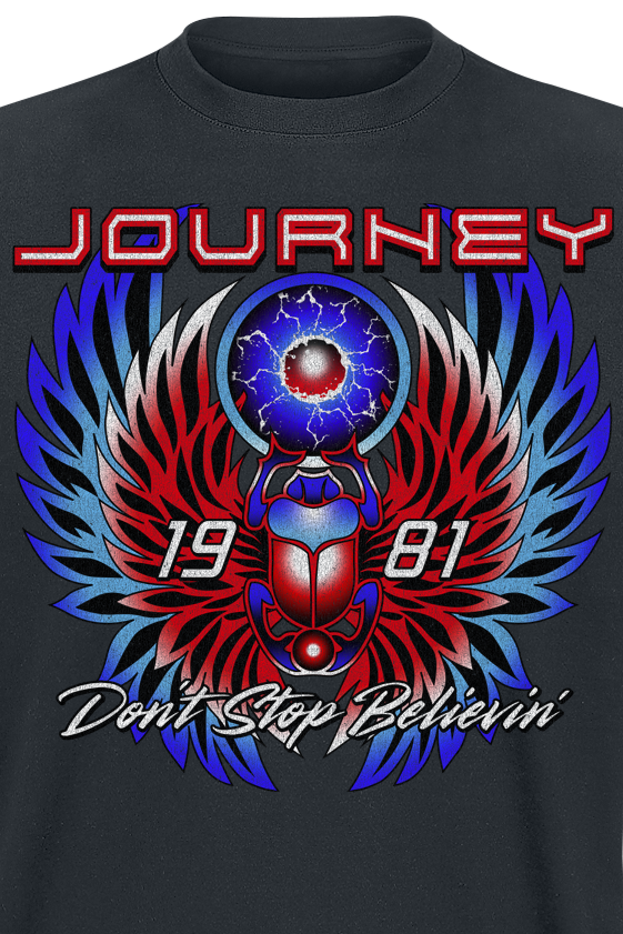 Journey Believin T-Shirt black - Image 3