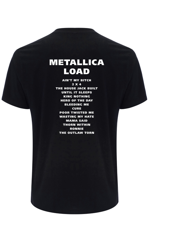Metallica Load Tracklist T-Shirt black - Image 3