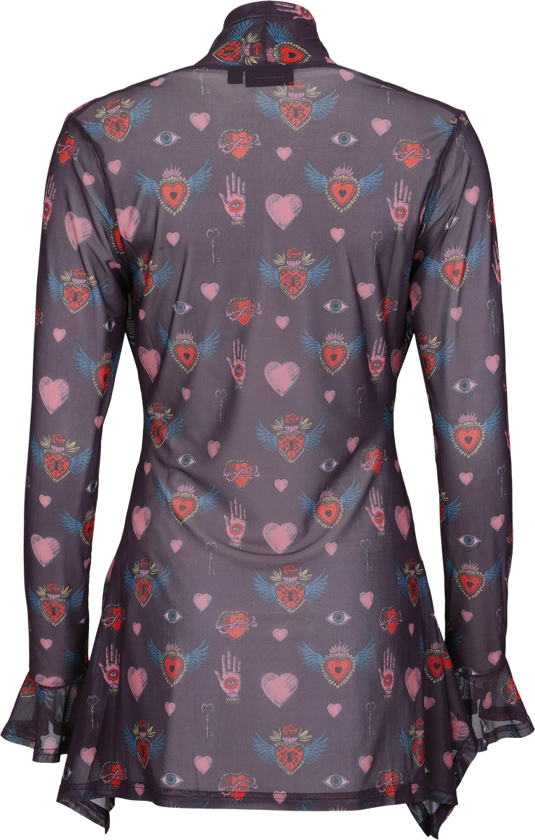 Jawbreaker Alchemy Hearts Oversized Cardigan Cardigan multicolour - Image 3
