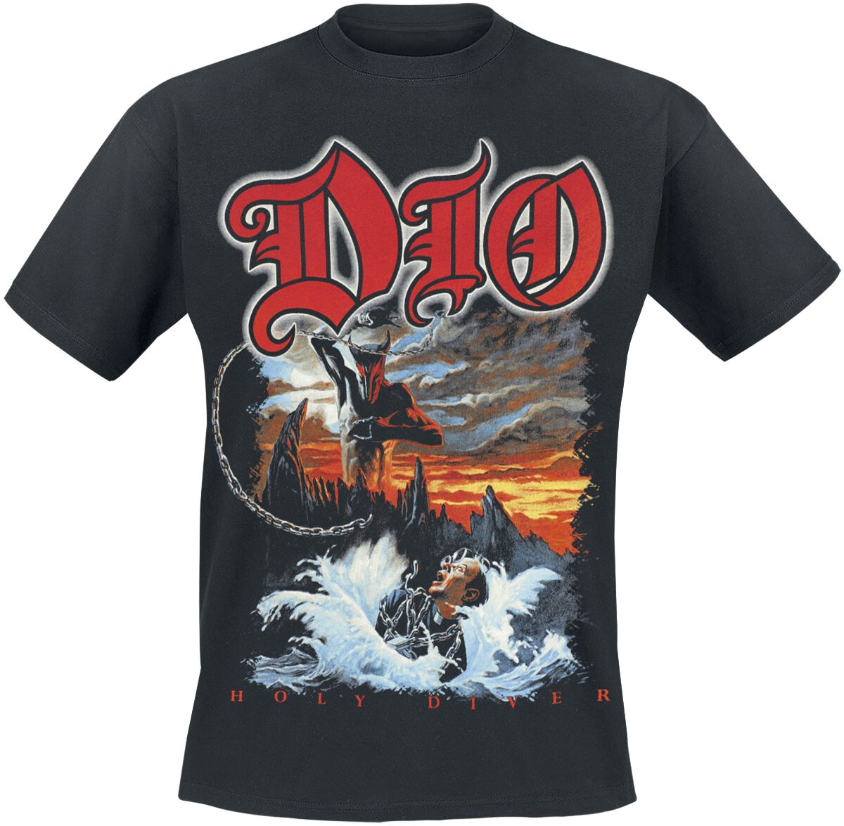 Dio Holy diver T-Shirt black - Image 2