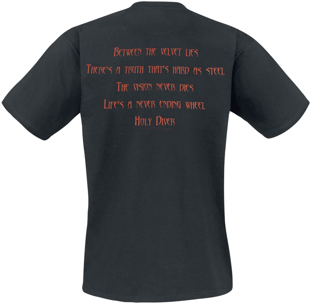 Dio Holy diver T-Shirt black - Image 3