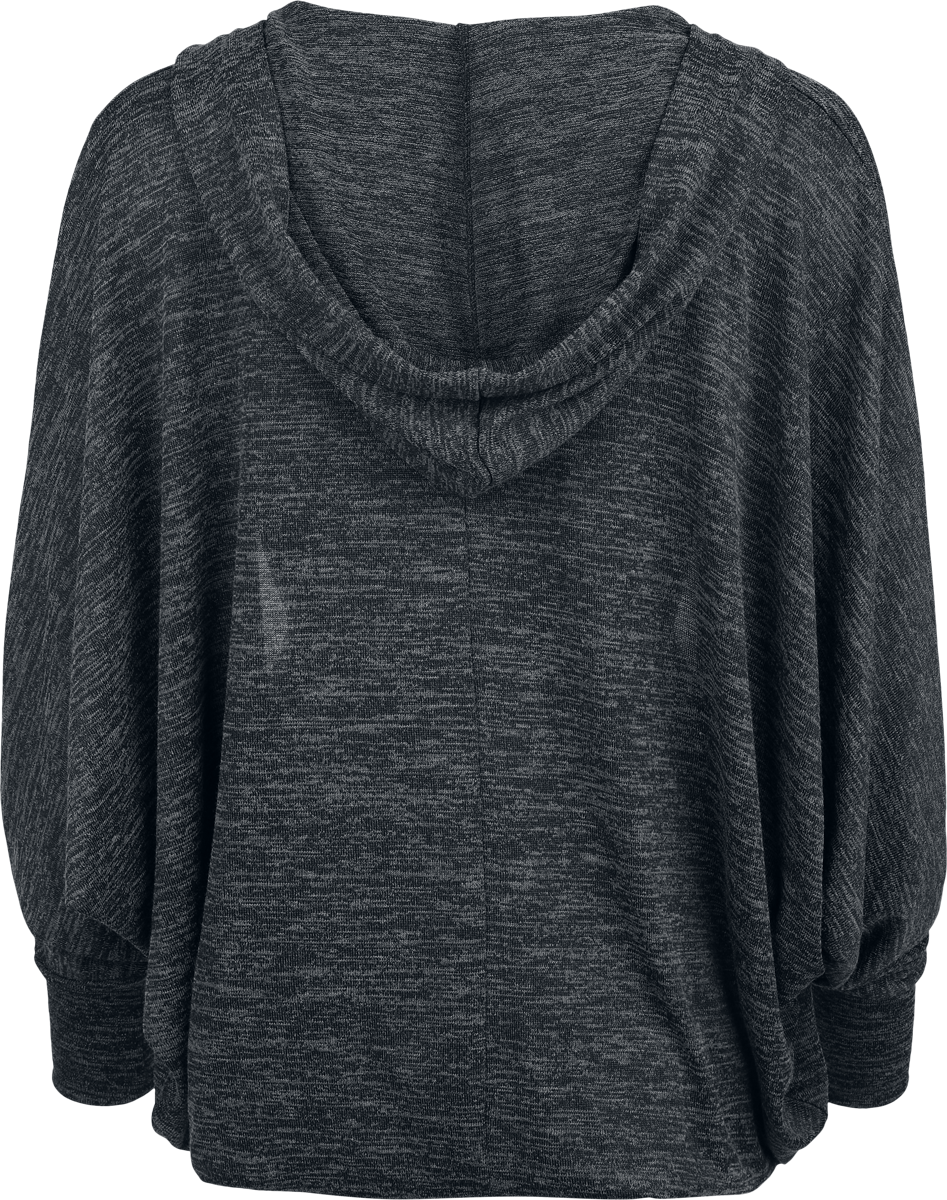 RED by EMP Cardigan with hood Cardigan mottled grey - Image 3