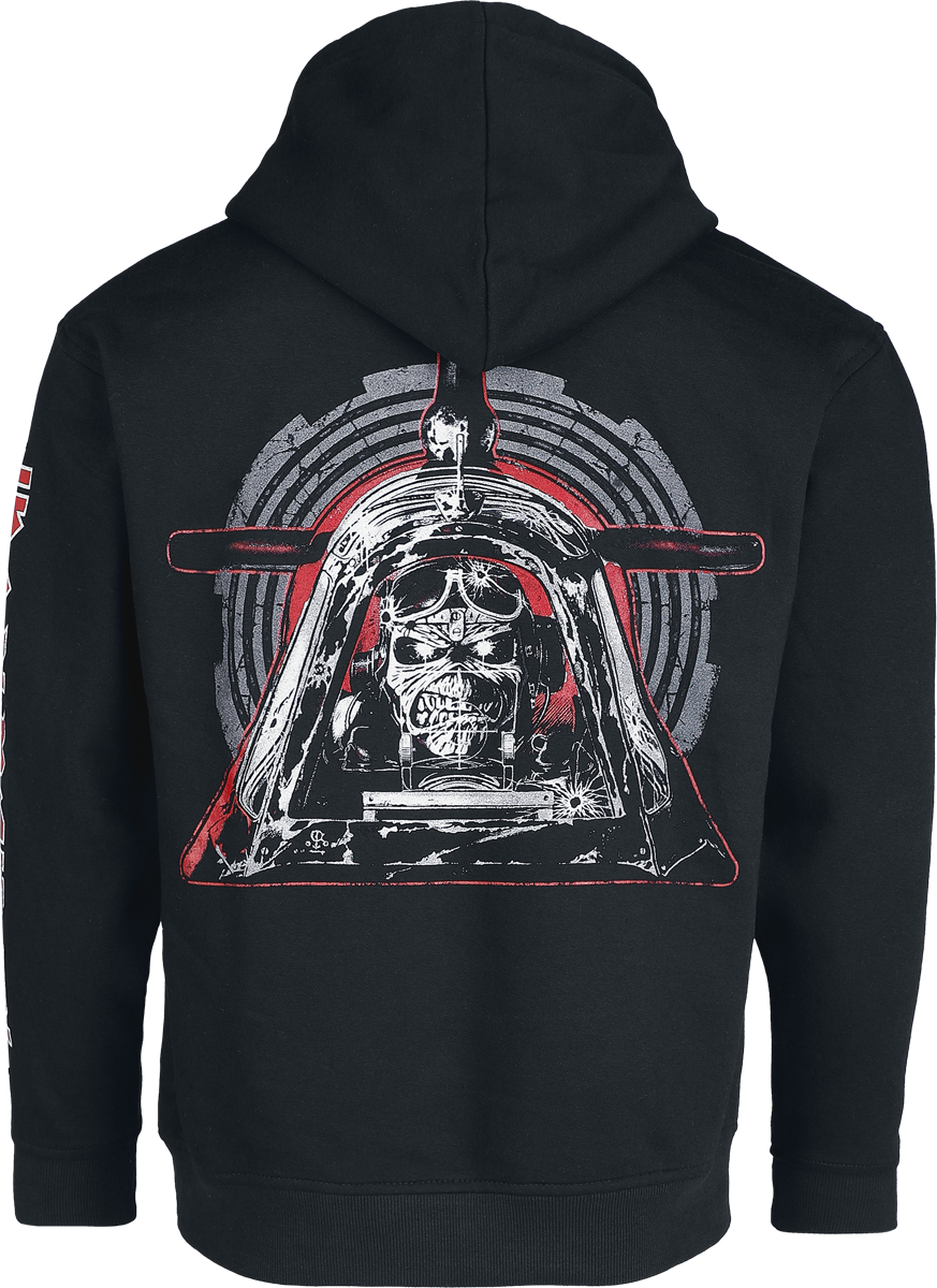 Iron Maiden Aces High Hoodie black - Image 3