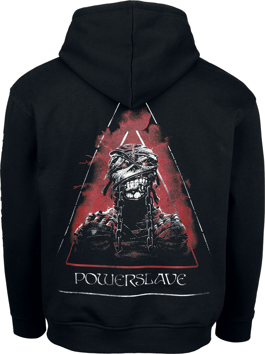 Iron Maiden Mummy Triangle Hoodie black - Image 3
