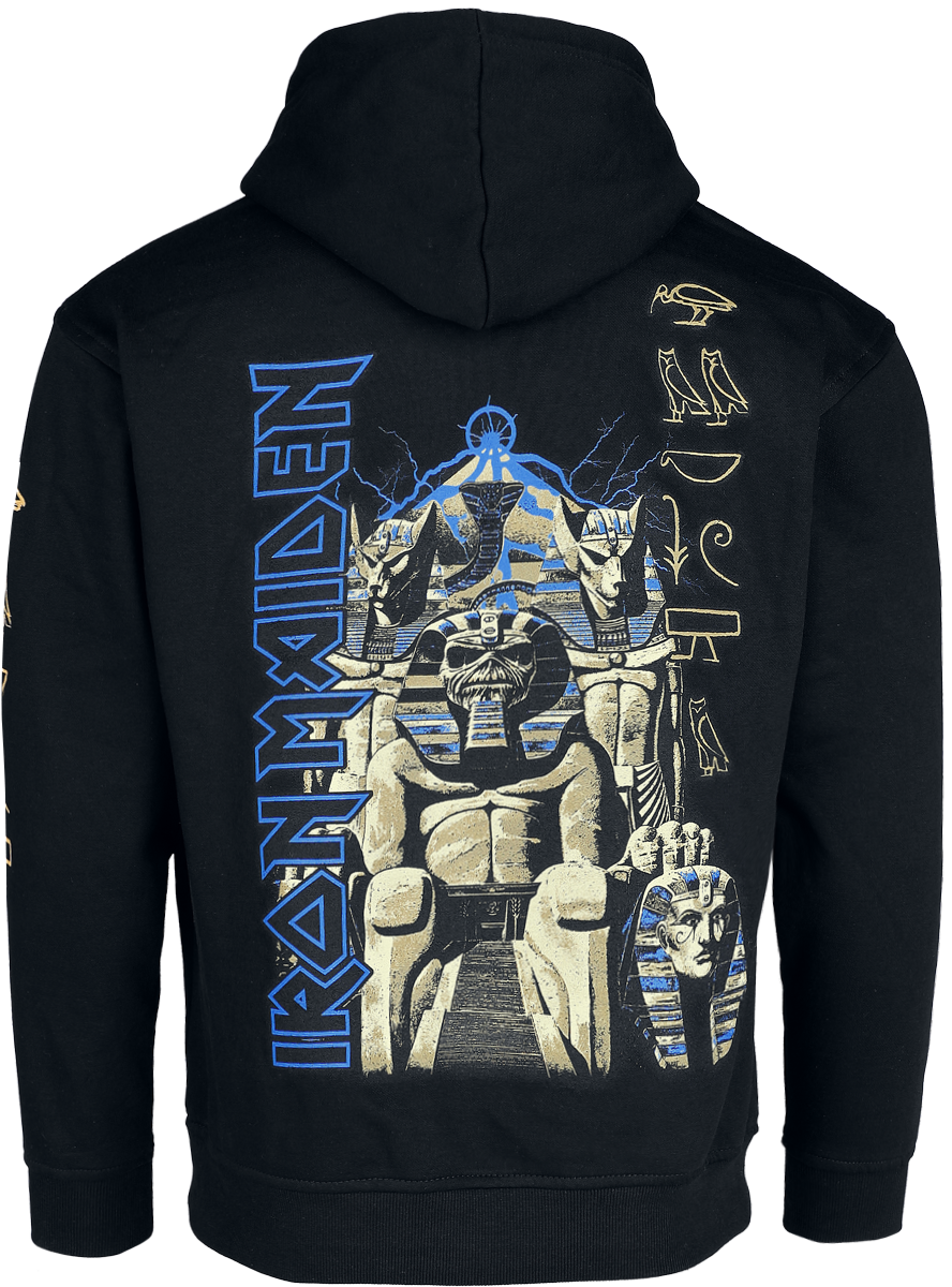 Iron Maiden New Powerslave Hoodie black - Image 3