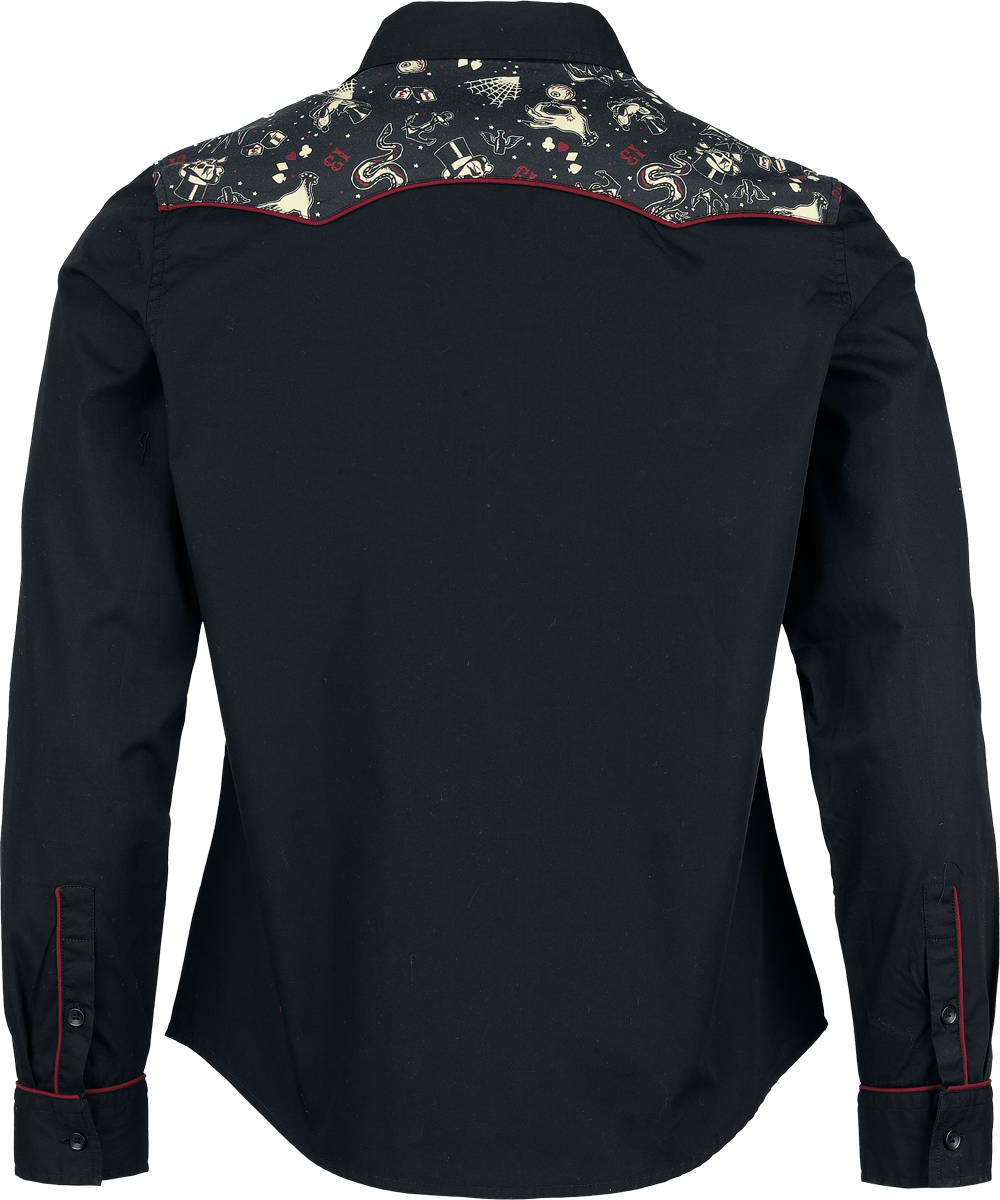 Rock Rebel by EMP Rock Rebel X Lucky 13 - Shirt Longsleeve black - Image 3