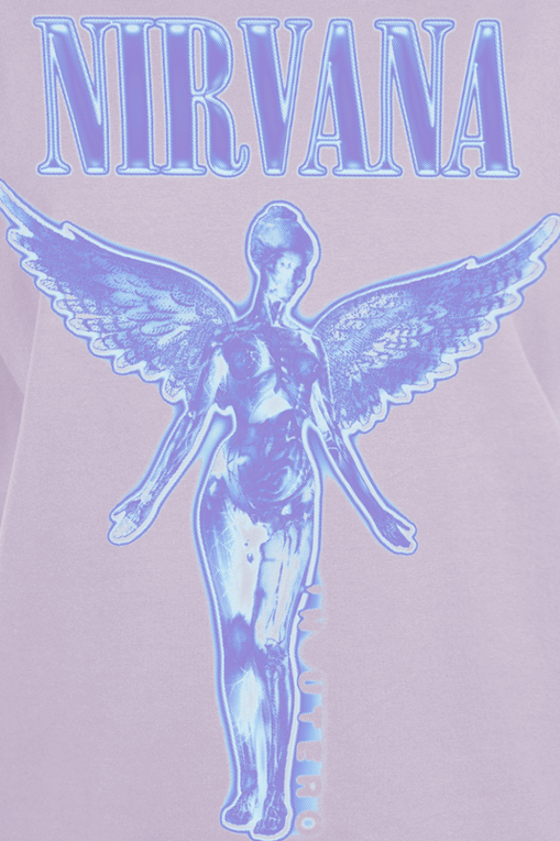 Nirvana Purple Angel T-Shirt lilac - Image 3