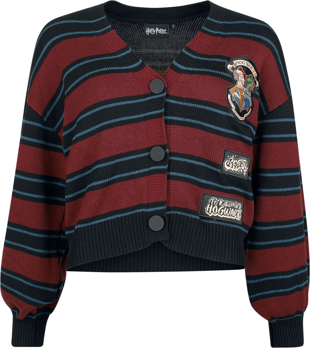 Harry Potter DA Grunge Collection - S.P.E.W. Cardigan Cardigan burgundy navy - Image 2