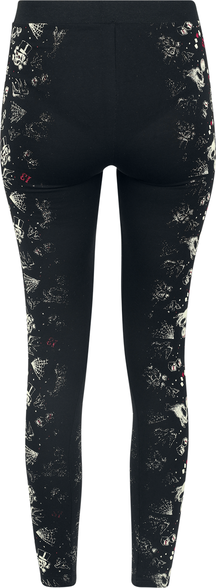 Rock Rebel by EMP Rock Rebel X Lucky 13 - Leggings Leggings black - Image 3