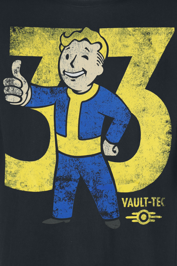 Fallout Vault 33 T-Shirt black - Image 3