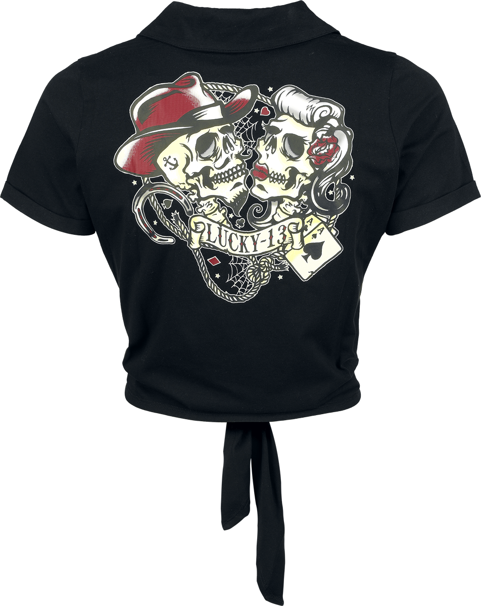 Rock Rebel by EMP Rock Rebel X Lucky 13 - Blouse Blouse black - Image 3