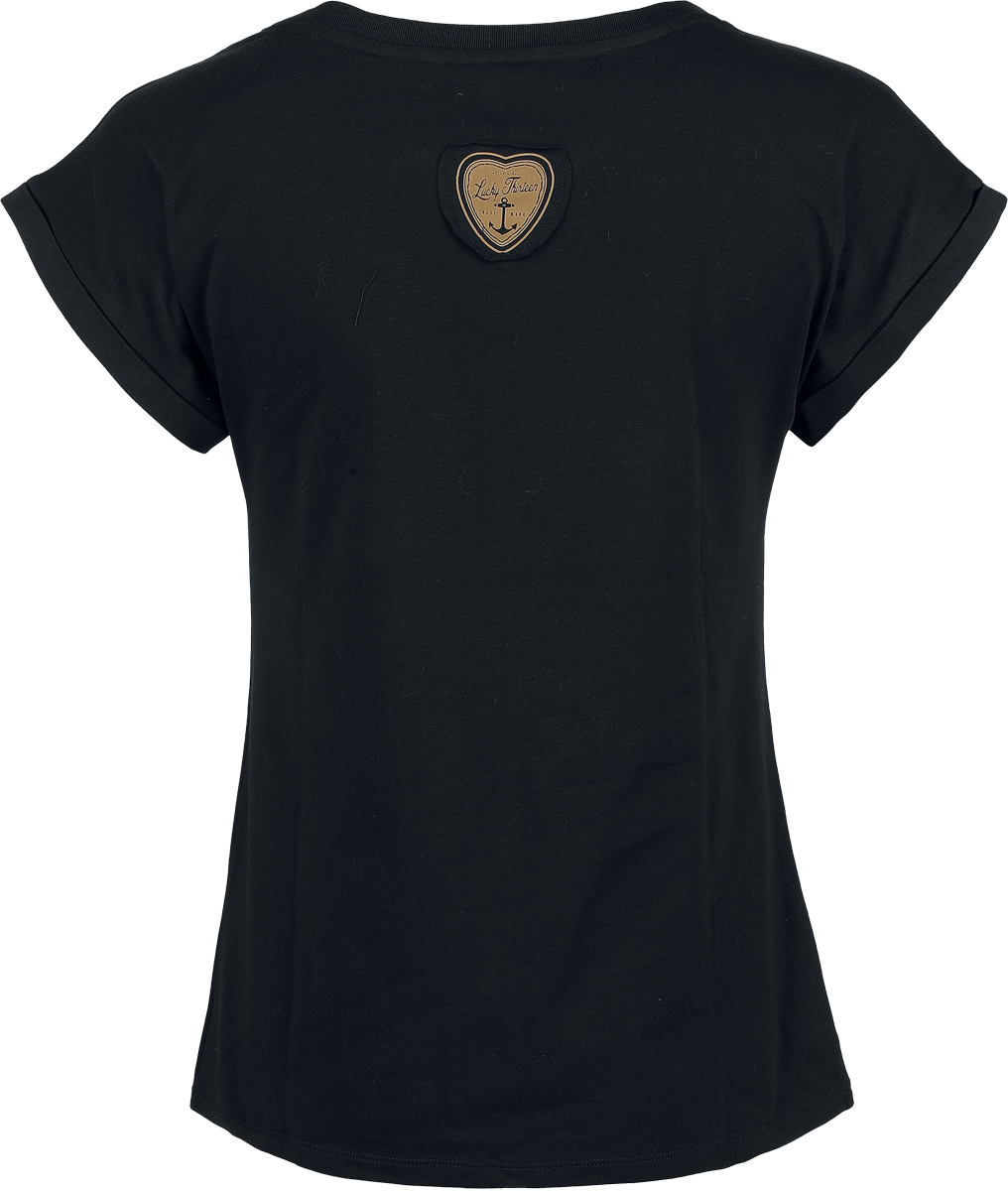 Rock Rebel by EMP Rock Rebel X Lucky 13 - T-shirt T-Shirt black - Image 3