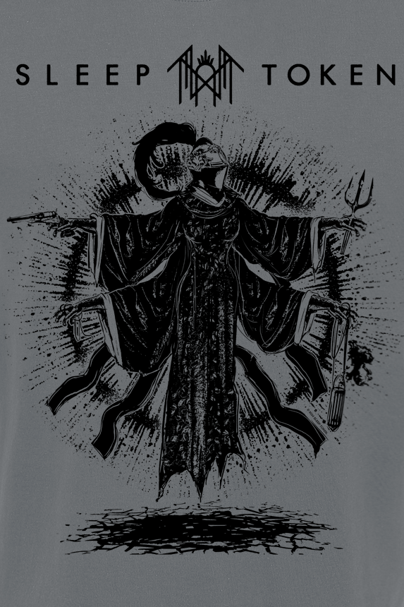 Sleep Token Ascension T-Shirt charcoal - Image 3